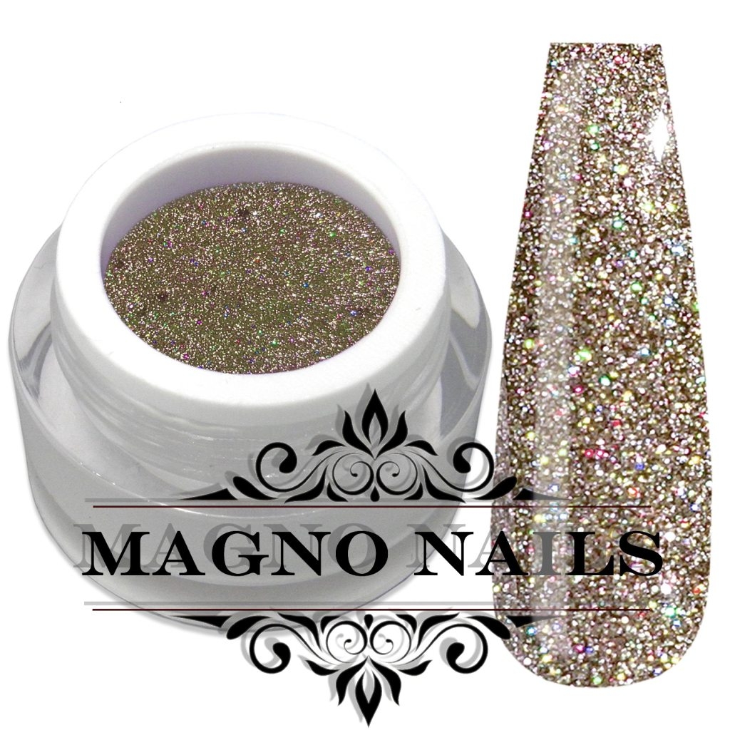 UV Gel - 4413 - Disco Glam Gel - Gold Crush